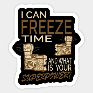 I can freeze time Sticker